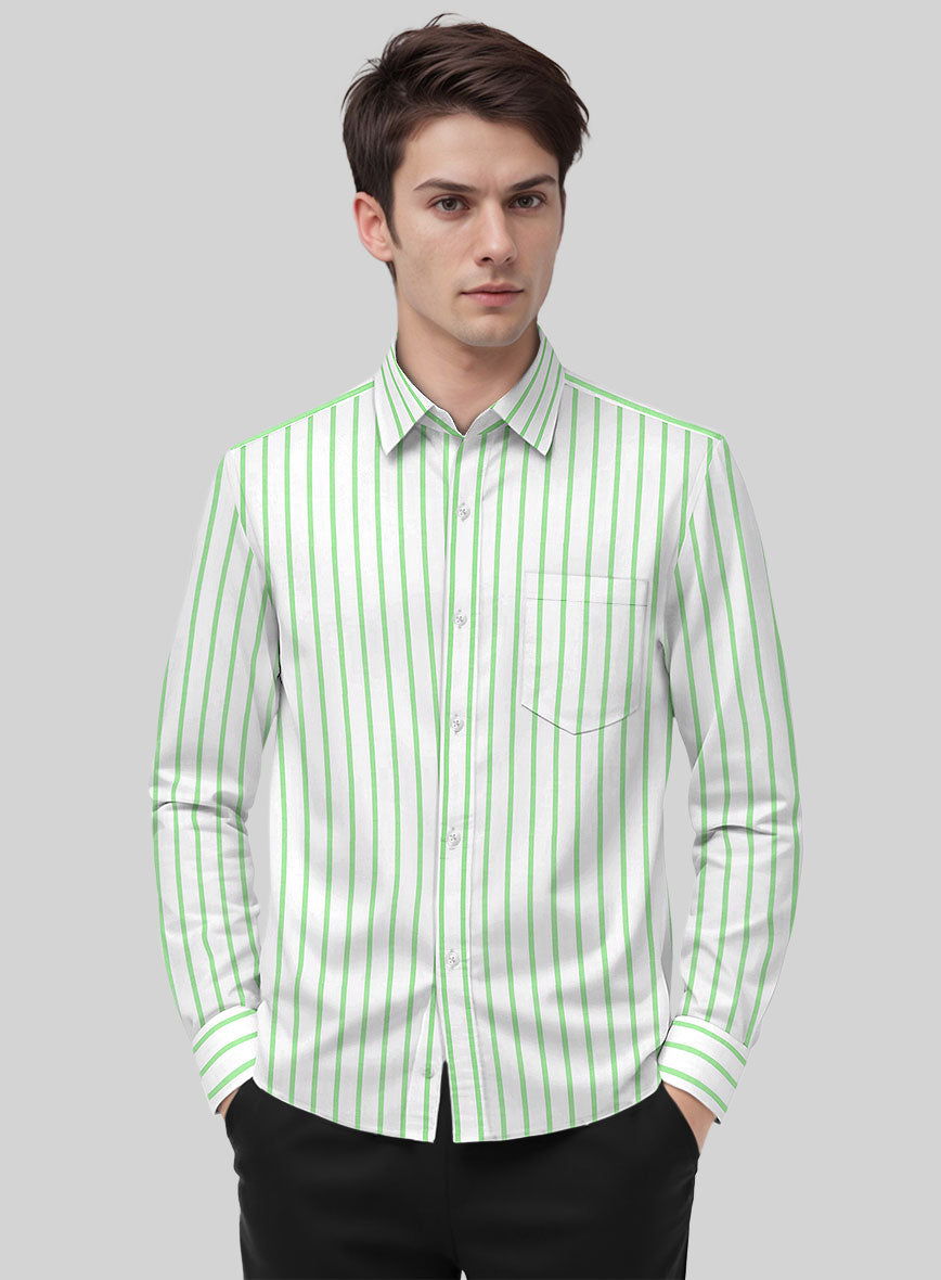 Neon Leafline Cotton Shirt - StudioSuits