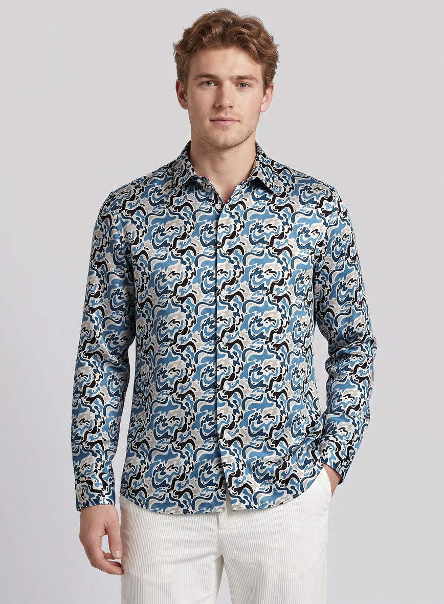 Nerea Silk Cotton Shirt - StudioSuits