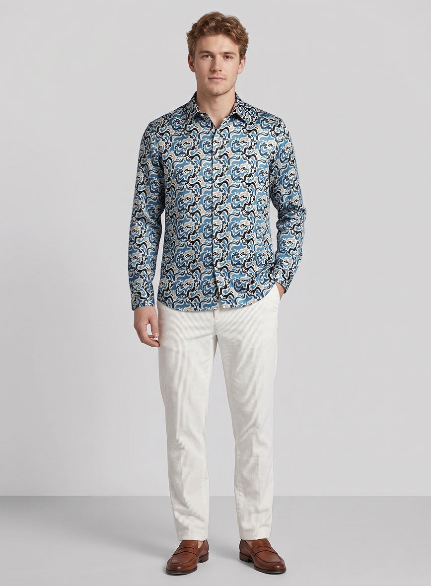 Nerea Silk Cotton Shirt - StudioSuits