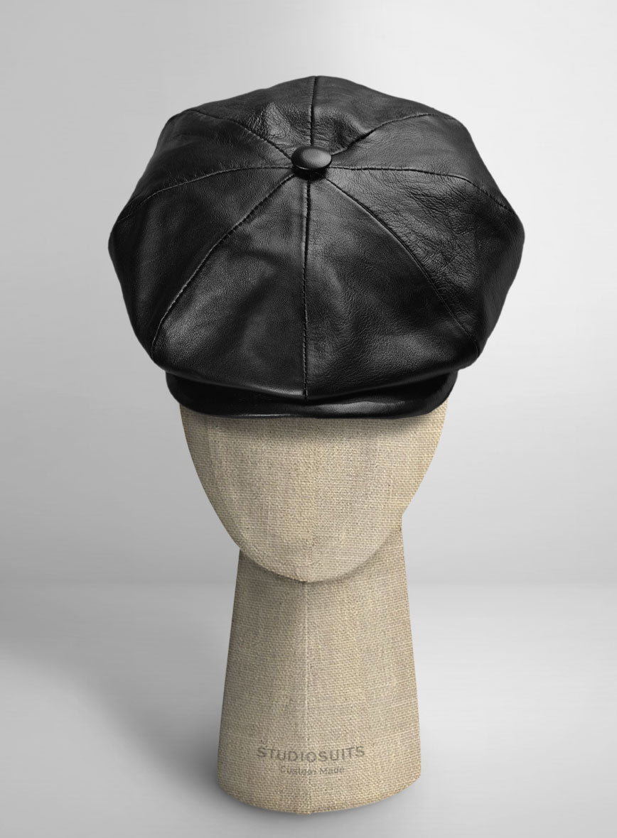 Newsboy Leather Cap - StudioSuits