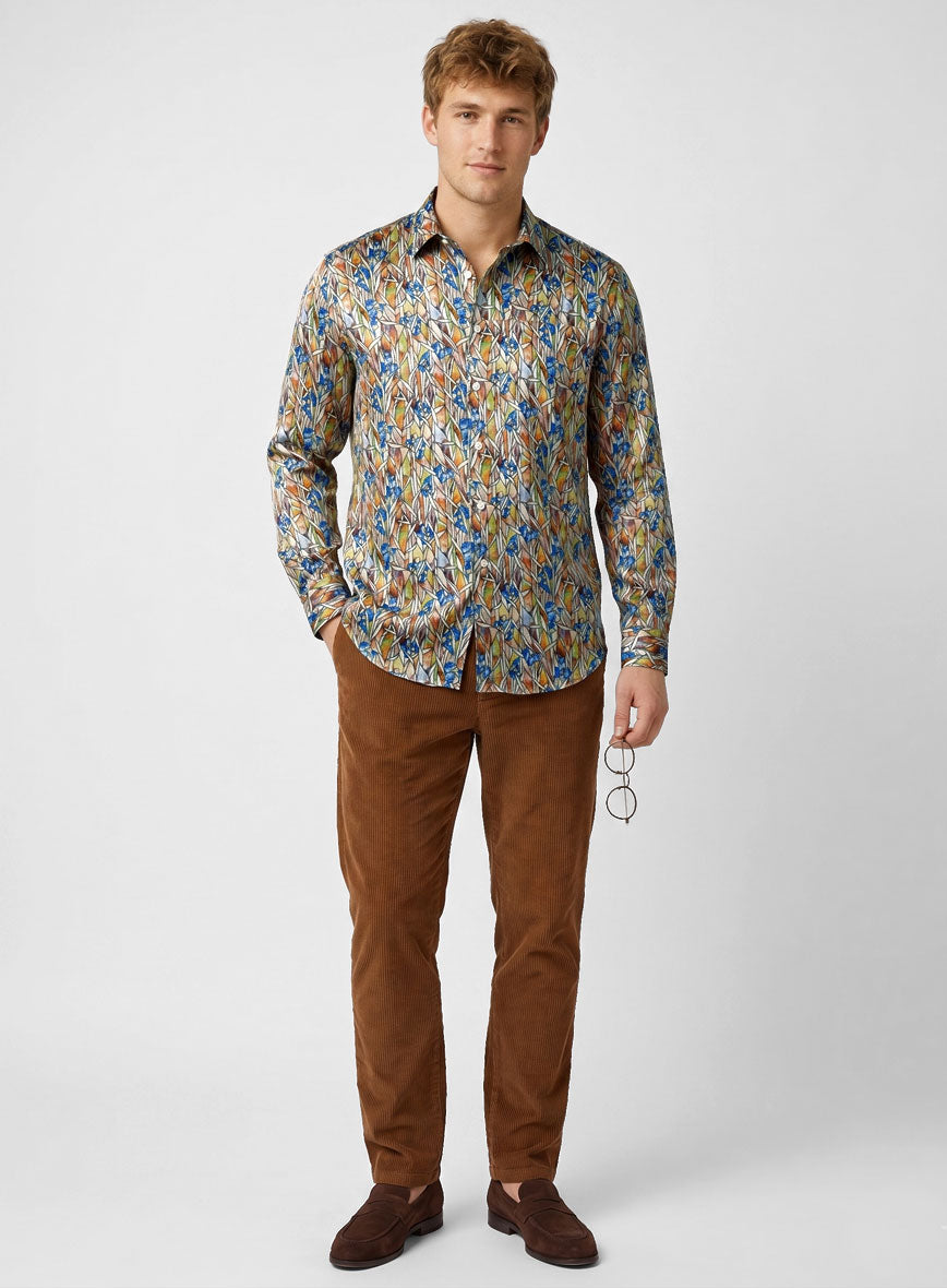 Niceto Silk Cotton Shirt - StudioSuits