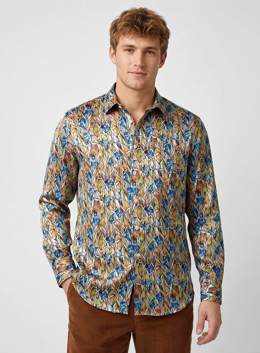 Niceto Silk Cotton Shirt - StudioSuits