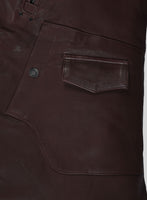 Nobelvalor Burgundy Rider Leather Jacket - StudioSuits