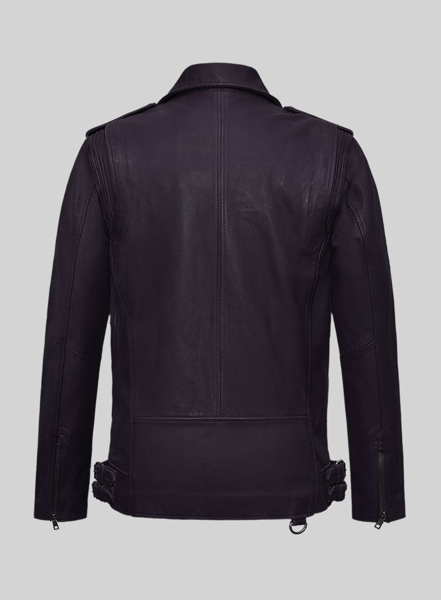 Nobelvalor Purple Rider Leather Jacket - StudioSuits