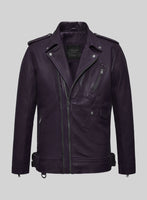 Nobelvalor Purple Rider Leather Jacket - StudioSuits