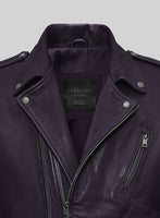 Nobelvalor Purple Rider Leather Jacket - StudioSuits