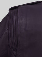 Nobelvalor Purple Rider Leather Jacket - StudioSuits