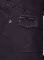 Nobelvalor Purple Rider Leather Jacket - StudioSuits