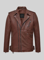 Nobelvalor Tan Rider Leather Jacket - StudioSuits