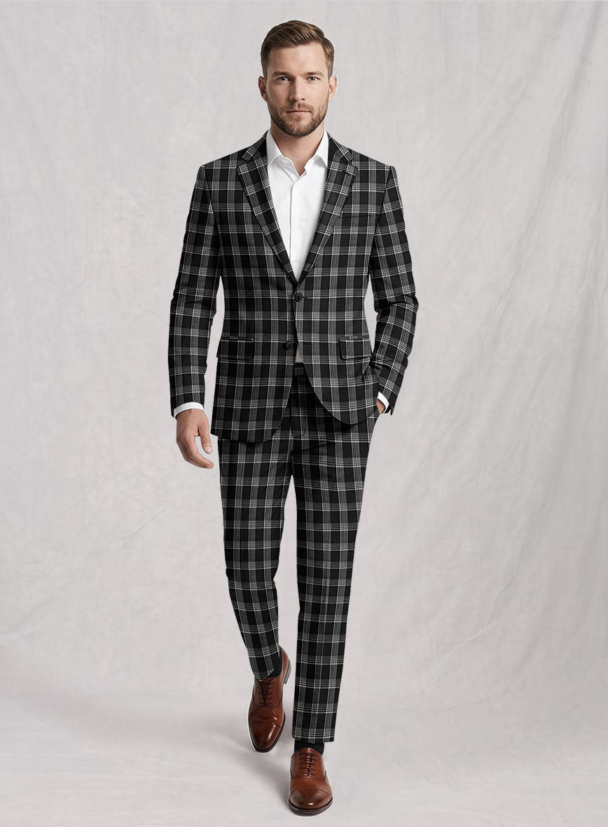 Noble Amalia Black Wool Suit - StudioSuits