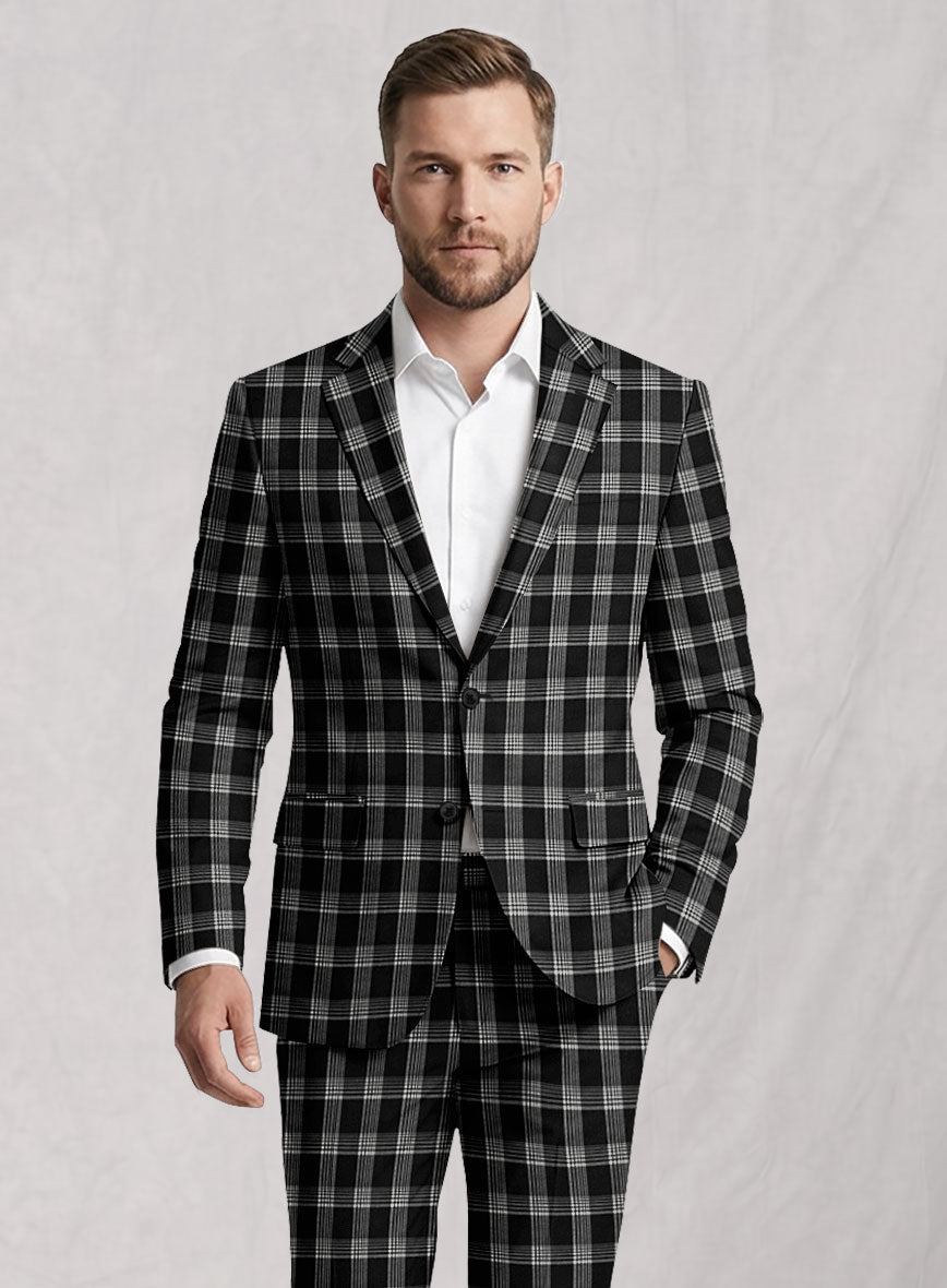 Noble Amalia Black Wool Suit - StudioSuits