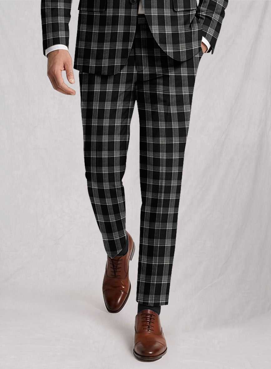 Noble Amalia Black Wool Suit - StudioSuits