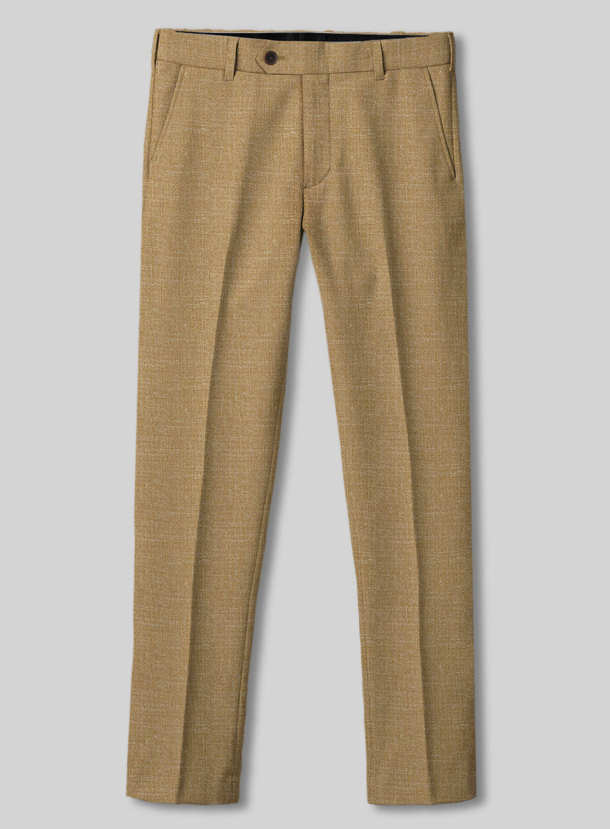 Noble Sandcastle Wool Silk Linen Suit - StudioSuits