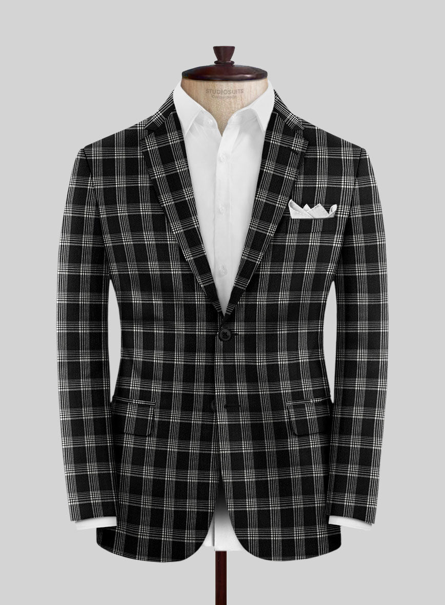 Noble Amalia Black Wool Jacket - StudioSuits