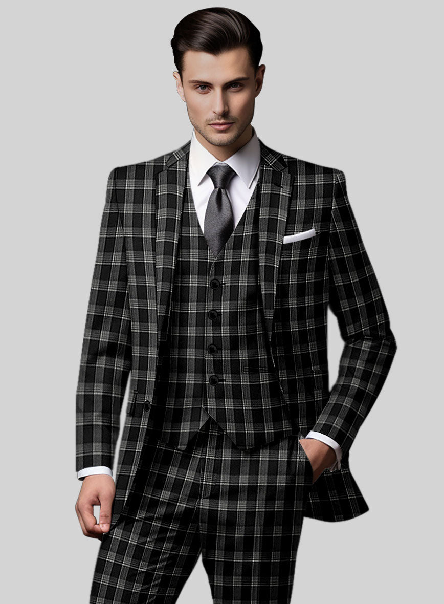 Noble Amalia Black Wool Jacket - StudioSuits