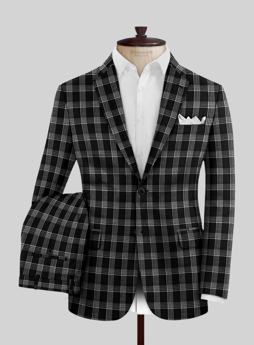 Noble Amalia Black Wool Suit - StudioSuits