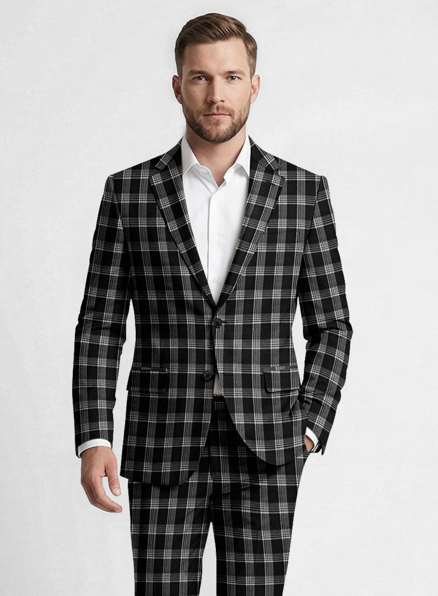 Noble Amalia Black Wool Jacket - StudioSuits