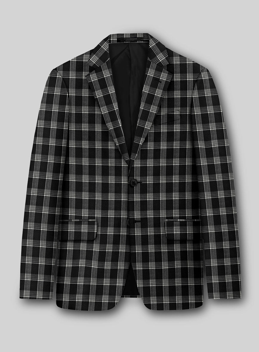Noble Amalia Black Wool Jacket - StudioSuits