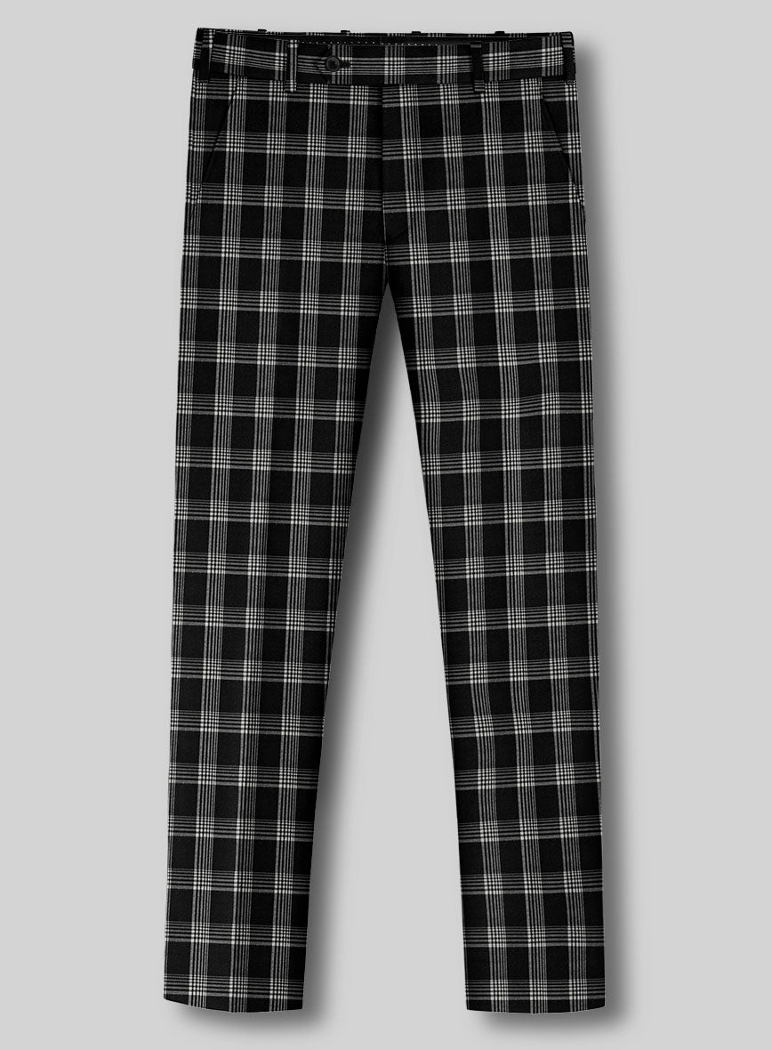Noble Amalia Black Wool Pants - StudioSuits
