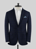 Noble Bruno Blue Wool Jacket - StudioSuits