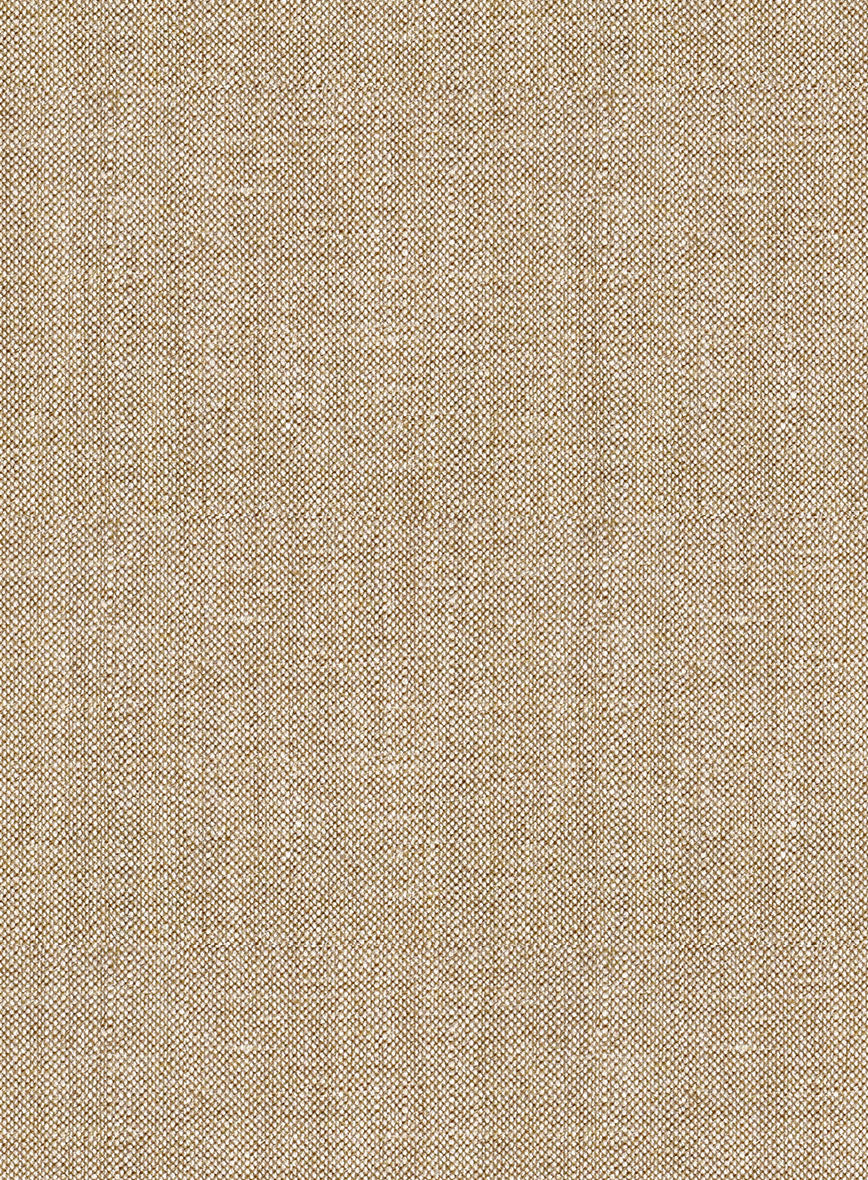 Noble Dark Beige Wool Silk Linen Suit - StudioSuits