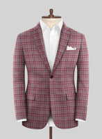 Noble Isadora Check Wool Silk Linen Suit - StudioSuits