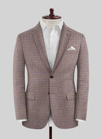 Noble Isidora Check Wool Silk Linen Jacket - StudioSuits