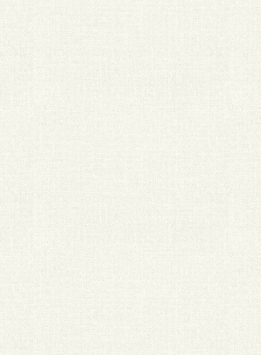 Noble Ivory Wool Silk Linen Jacket - StudioSuits
