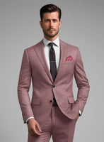 Noble Mauve Wool Silk Linen Suit - StudioSuits
