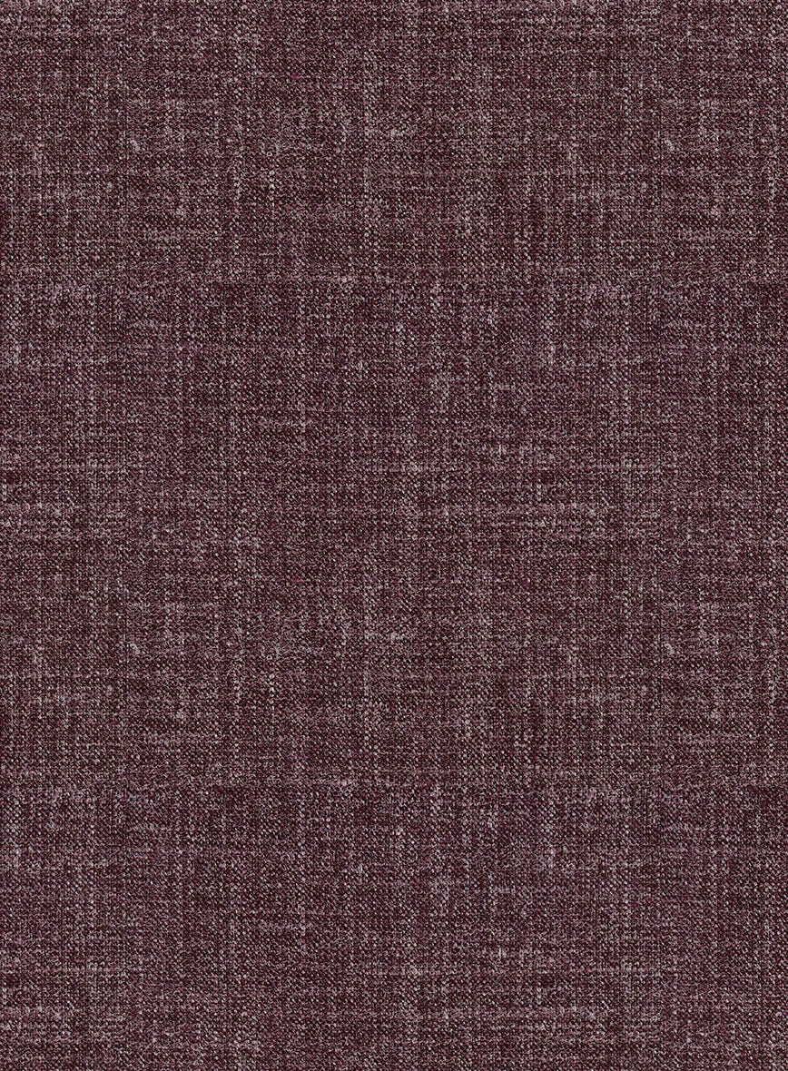 Noble Purple Wool Silk Linen Jacket - StudioSuits
