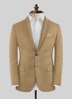 Noble Sandcastle Wool Silk Linen Suit - StudioSuits
