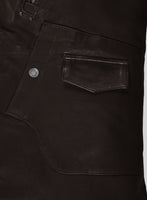 Nobelvalor Brown Rider Leather Jacket - StudioSuits