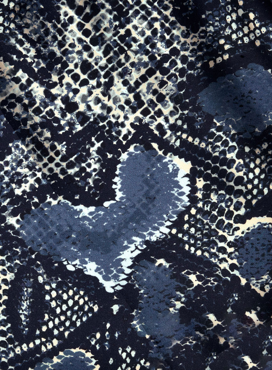 Nocturne Scales Silk Shirt - StudioSuits