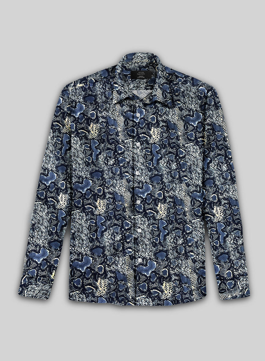 Nocturne Scales Silk Shirt - StudioSuits