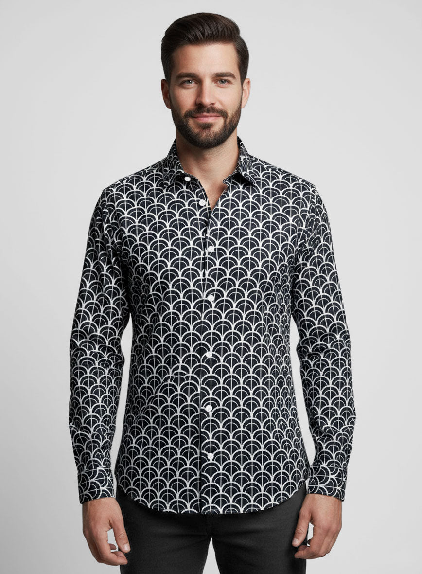 Noir Fanline Cotton Linen Shirt - StudioSuits