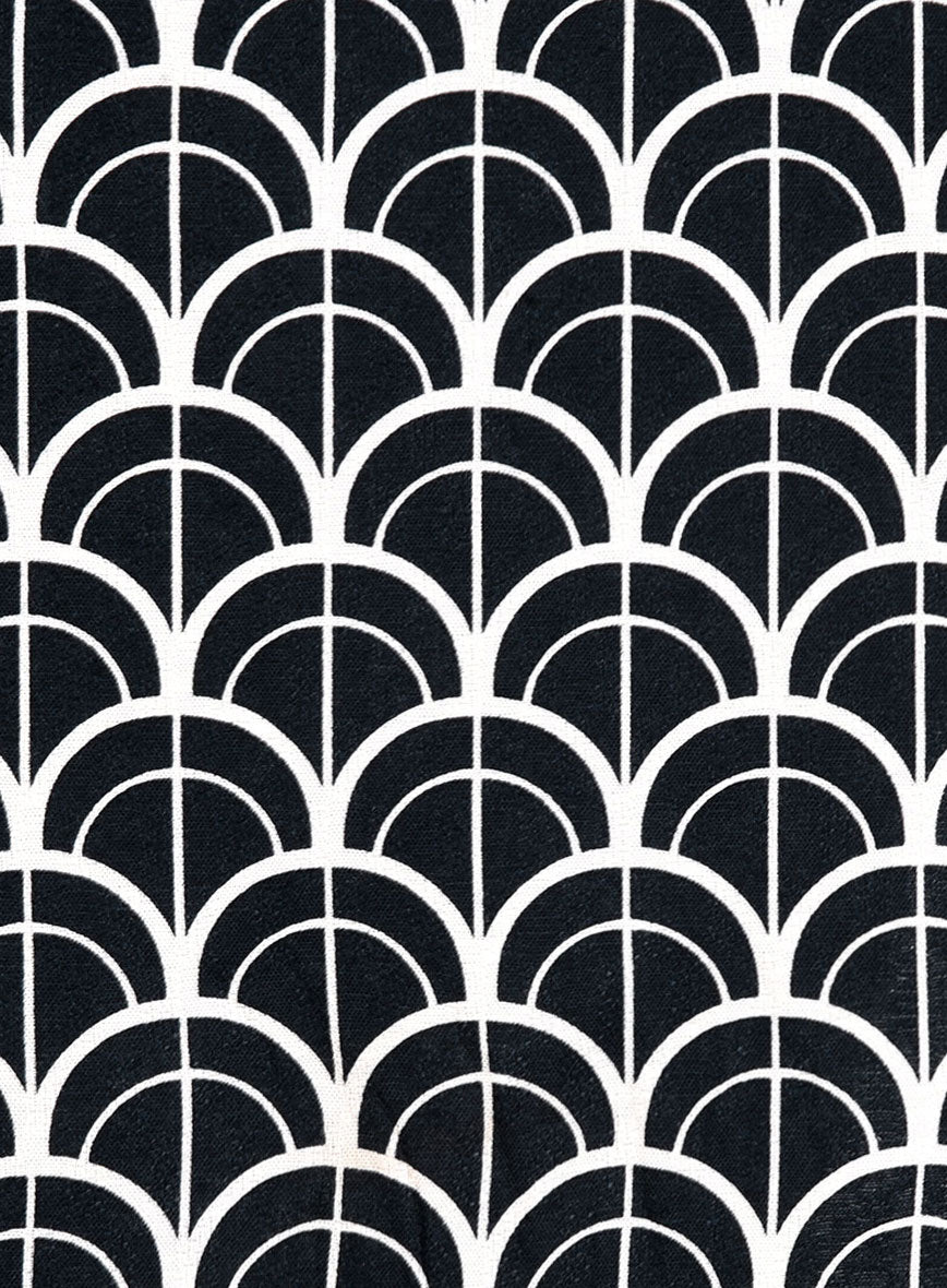 Noir Fanline Cotton Linen Shirt - StudioSuits