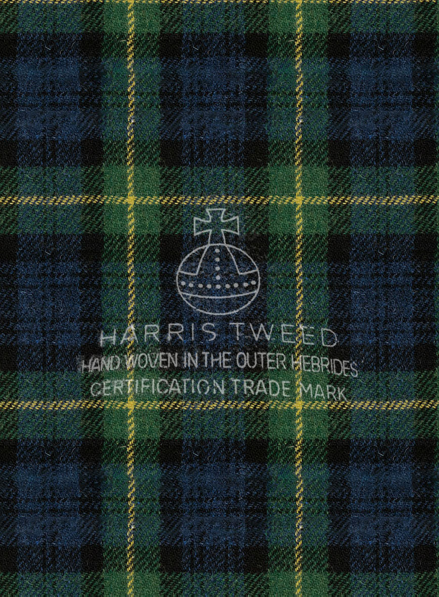 Nomad Harris Tweed Bluefern Tartan Shirt - StudioSuits