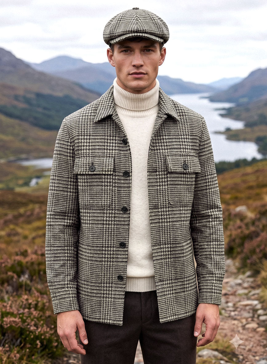 Nomad Harris Tweed Morwen Glen Shirt - StudioSuits