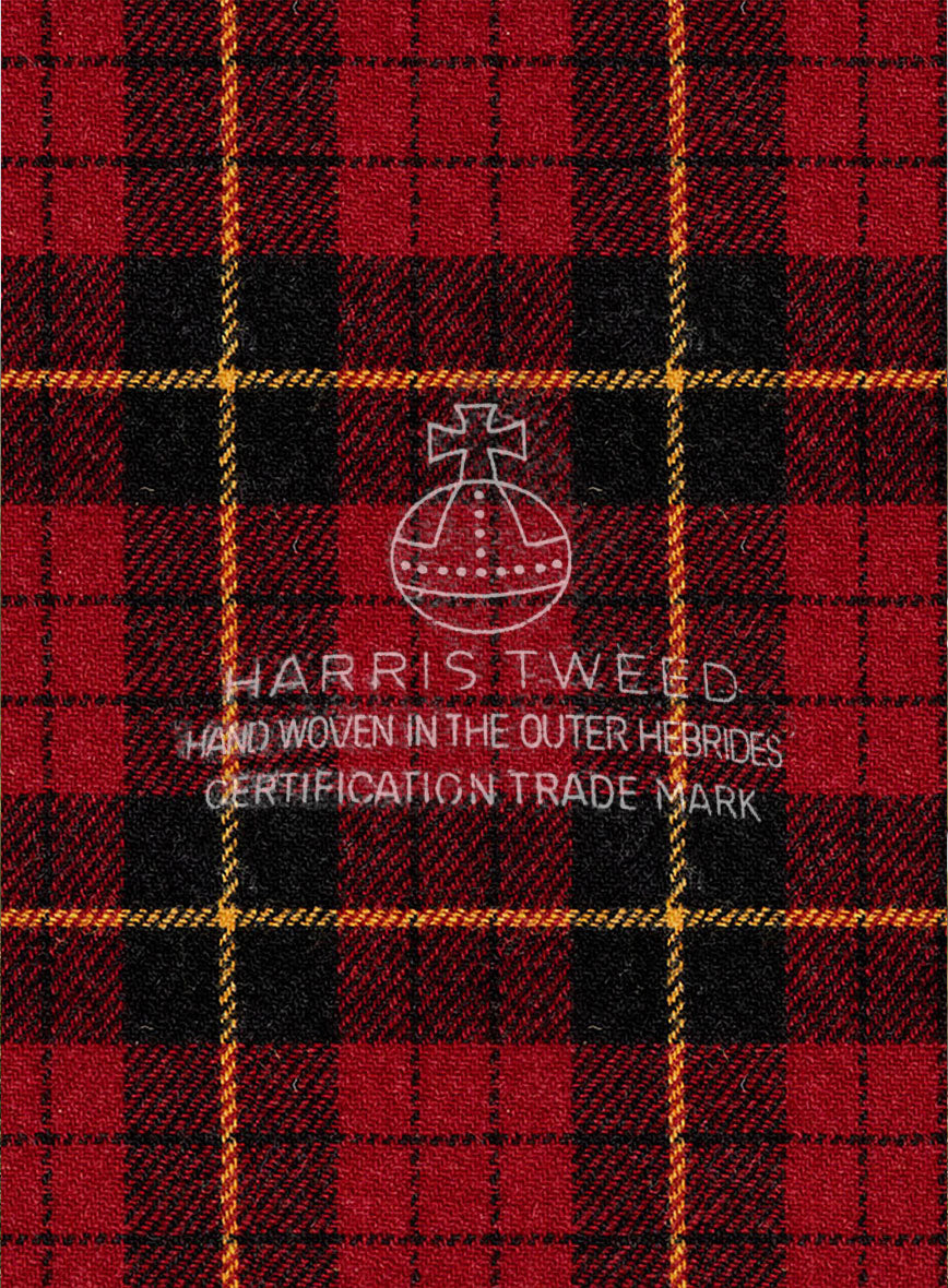 Nomad Harris Tweed Redcrest Tartan Shirt - StudioSuits