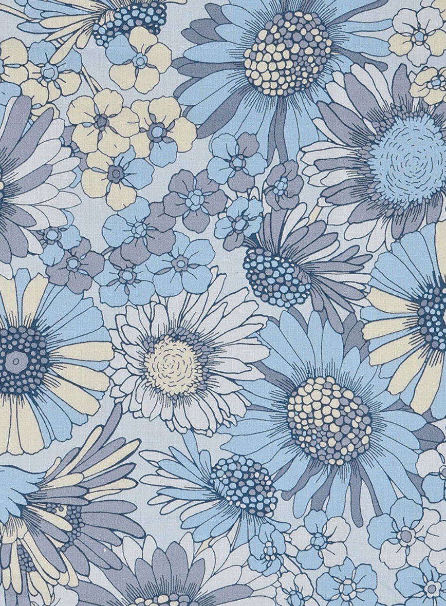 Nordic Bloom Cotton Shirt - StudioSuits