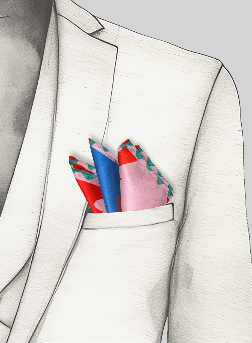 Novara Silk Pocket Square - StudioSuits
