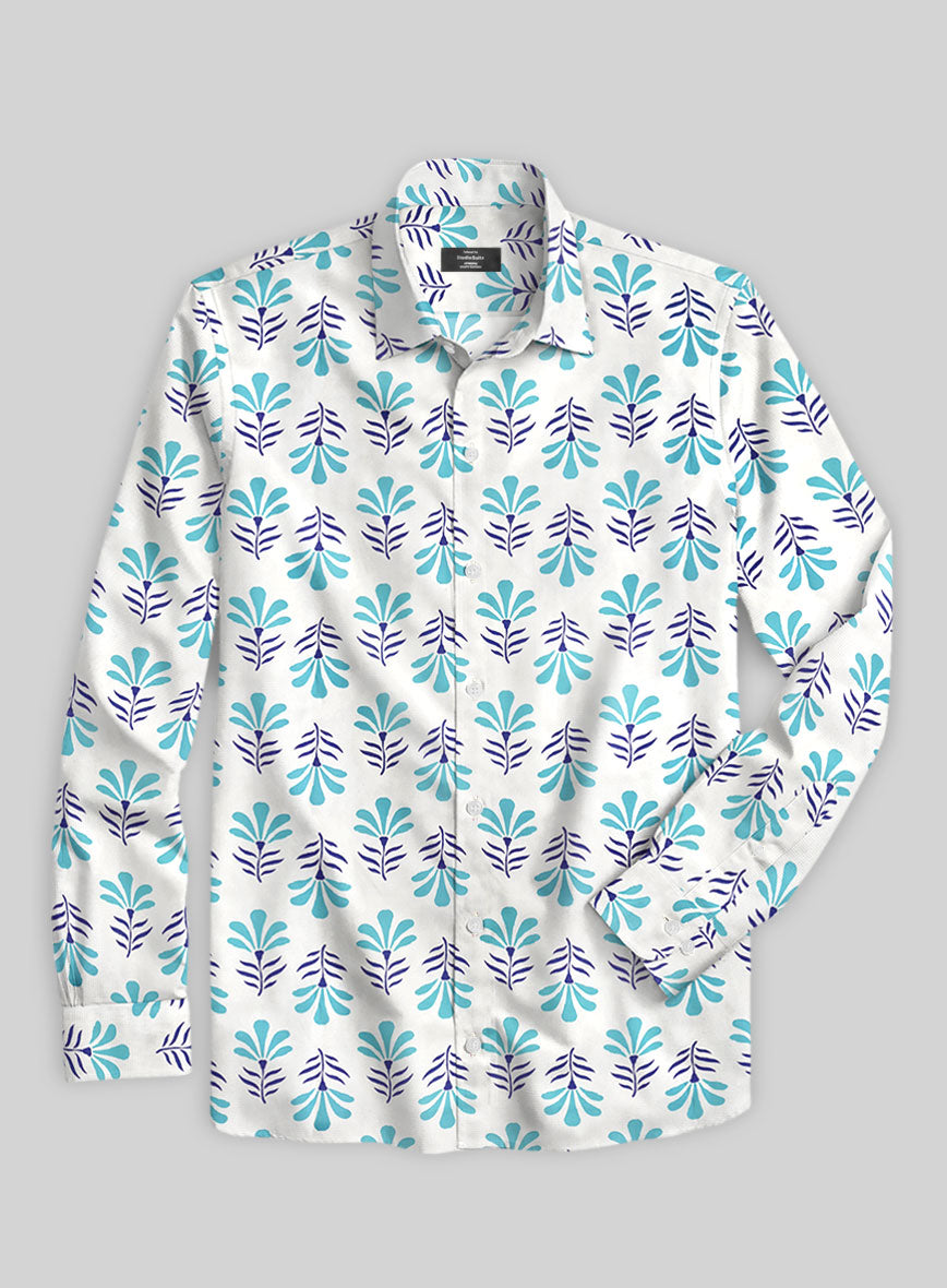 Oceanette Petal Cotton Lycra Shirt - StudioSuits