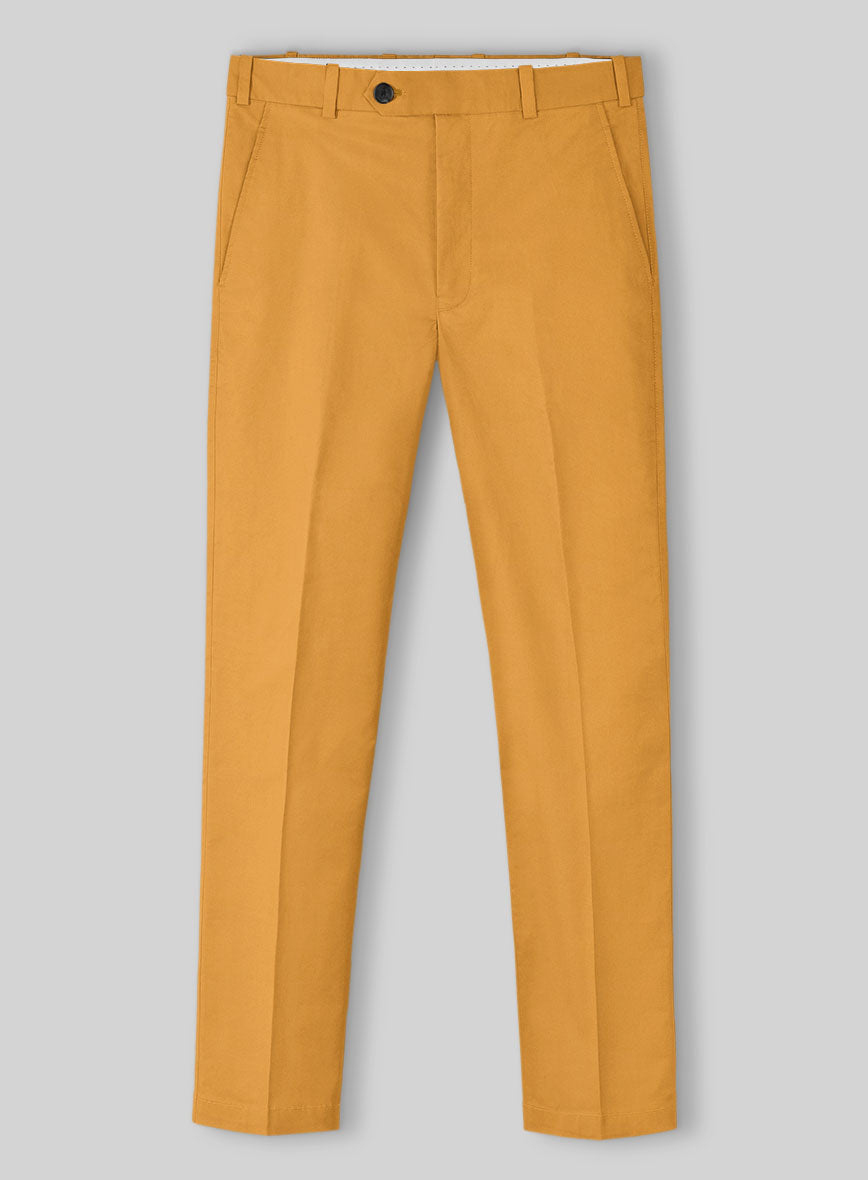 Ochre Napoli Stretch Light Weight Cotton Pants - StudioSuits