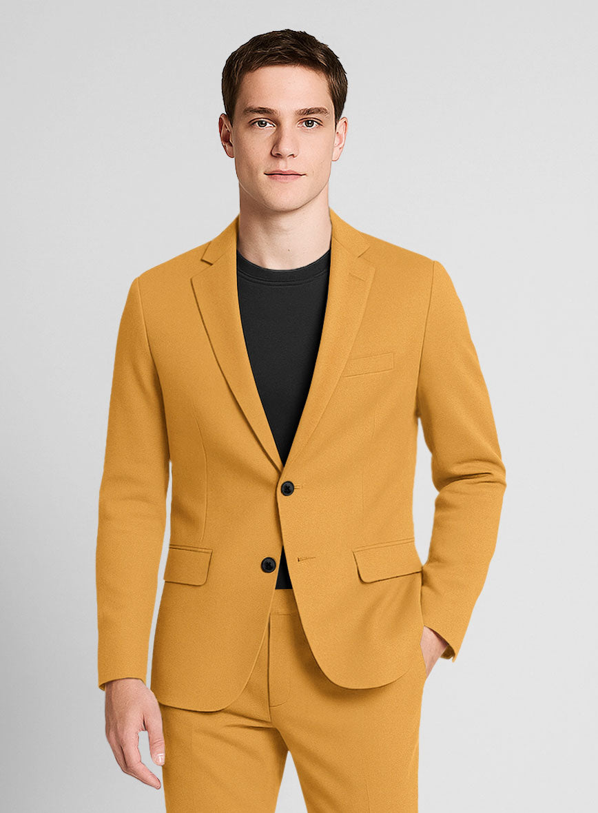 Ochre Napoli Stretch Light Weight Cotton Suit - StudioSuits