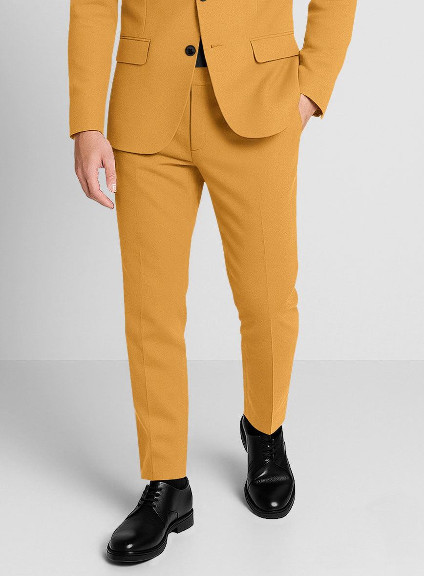 Ochre Napoli Stretch Light Weight Cotton Suit - StudioSuits