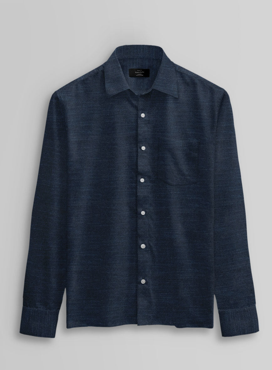 Onyx Dobby Cotton Shirt - StudioSuits