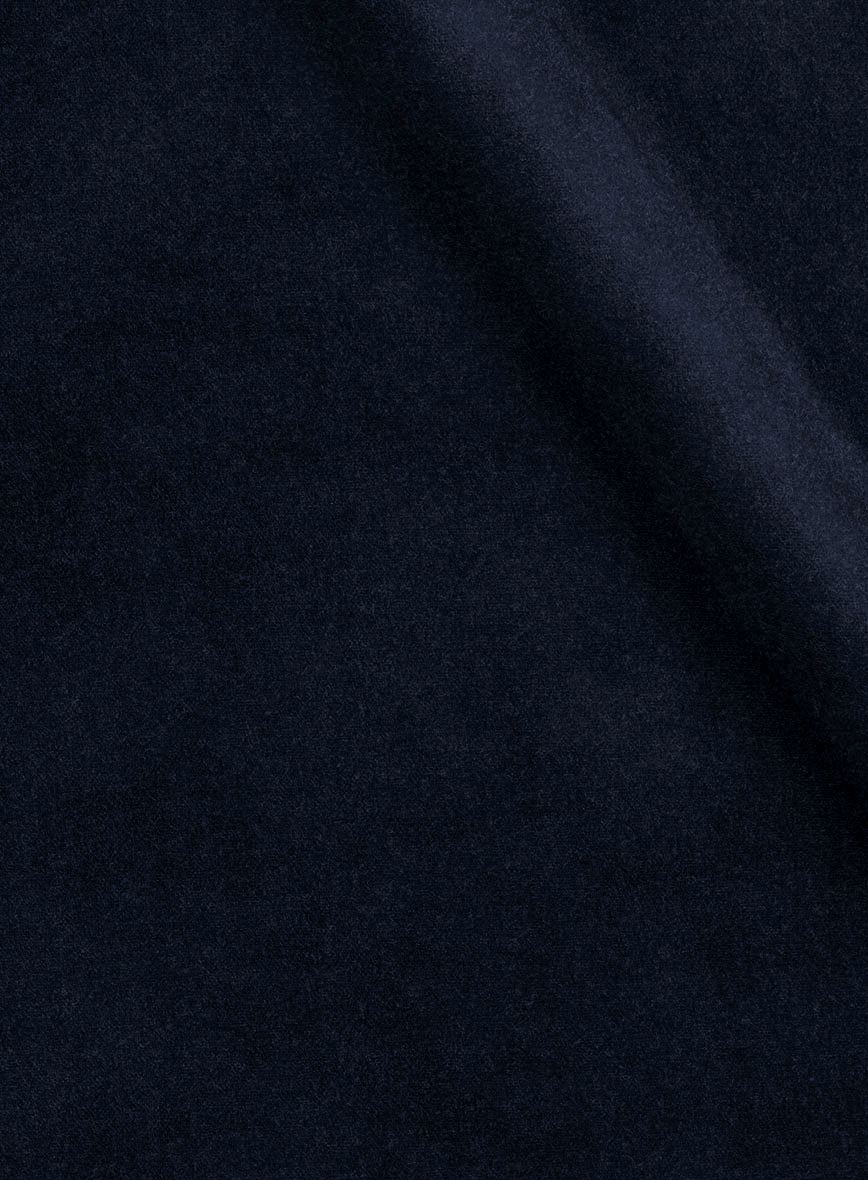 Orion Blue Velvet Nehru Jacket - StudioSuits