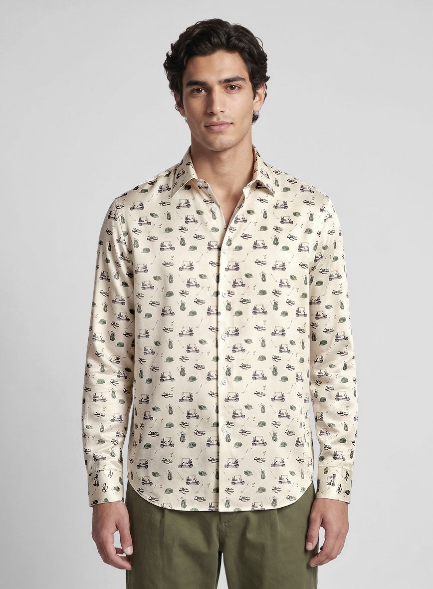 Orsenio Silk Cotton Shirt - StudioSuits