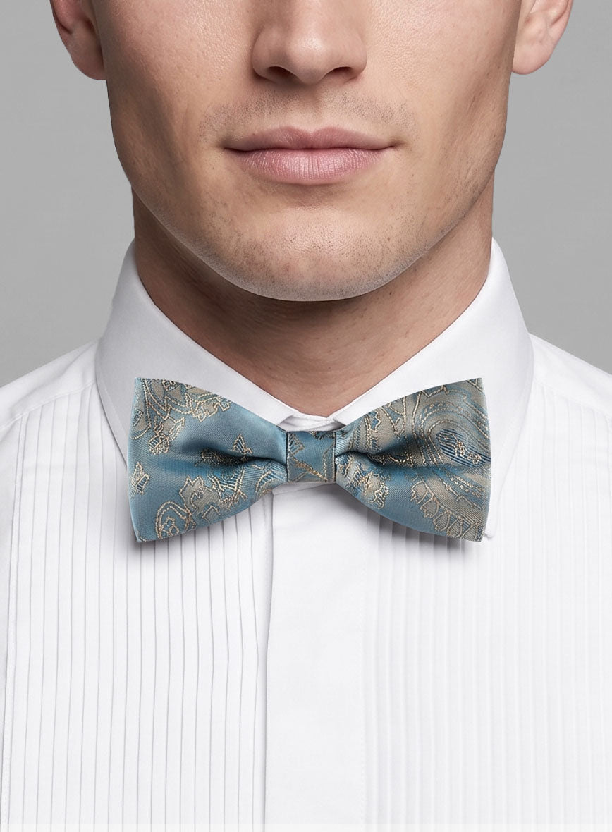 Paisley Bow - Pine Blue - StudioSuits