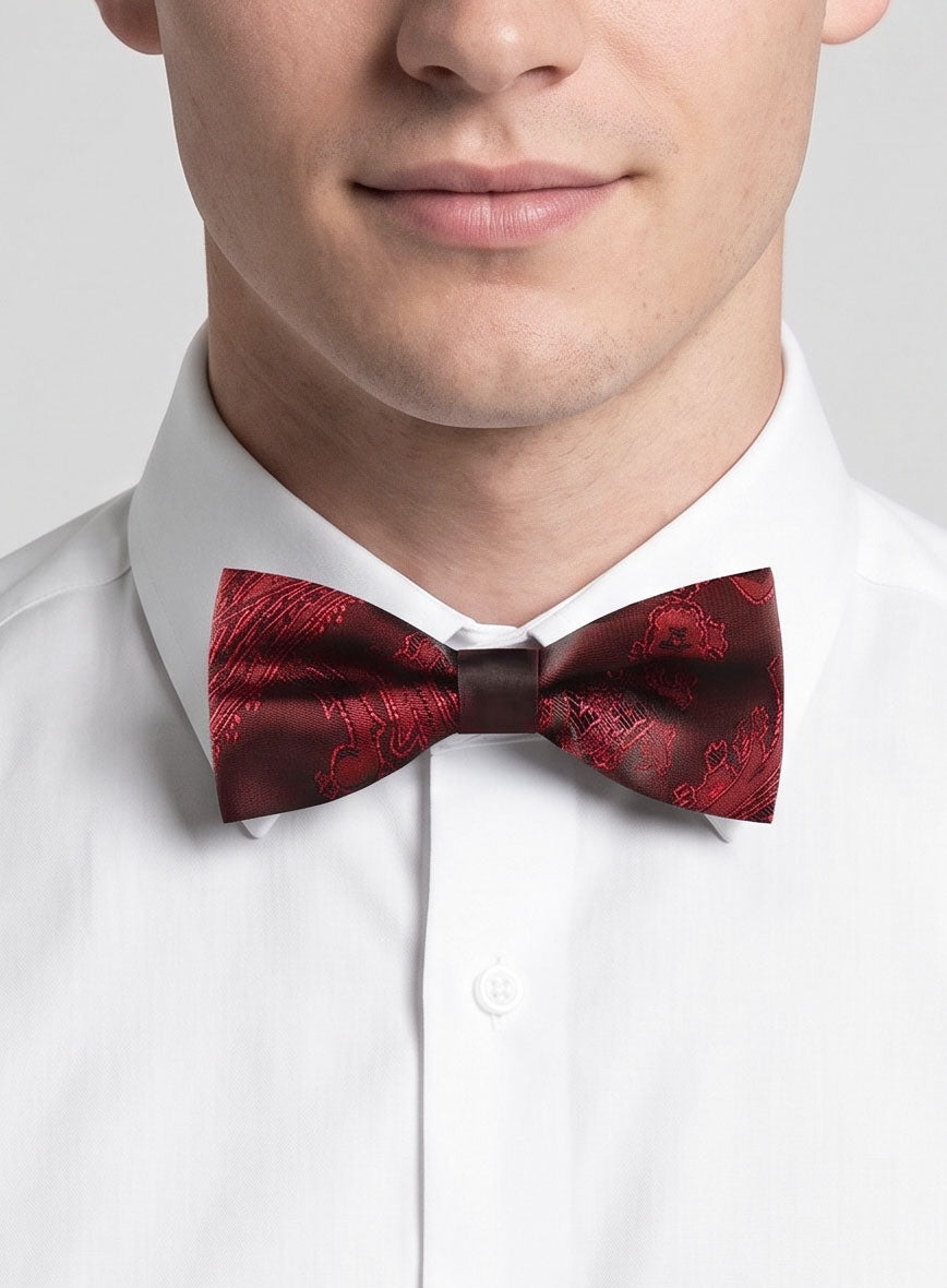 Paisley Bow - Red - StudioSuits
